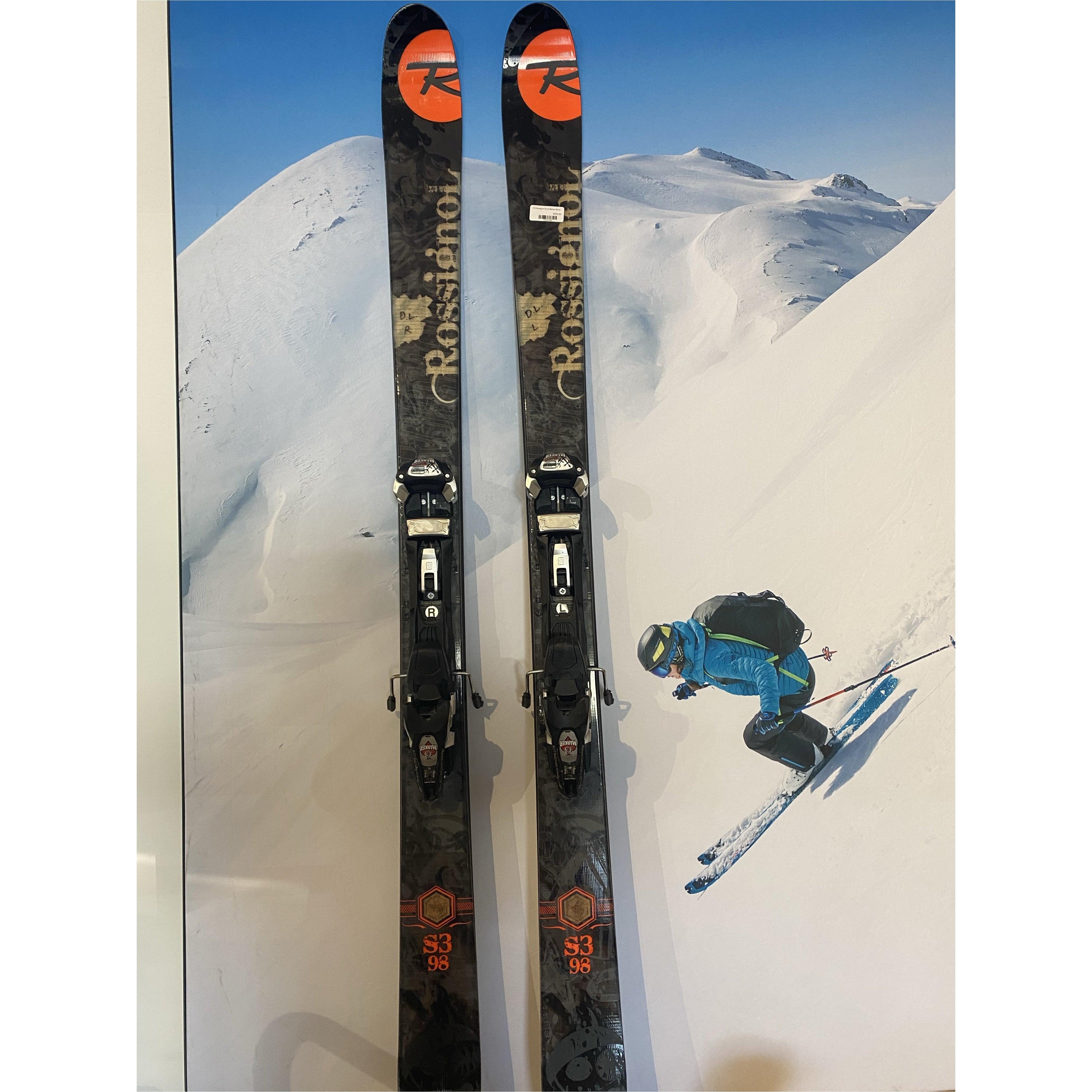 Used 178 Rossignol S3 w/ Marker Baron Bindings and Crampons