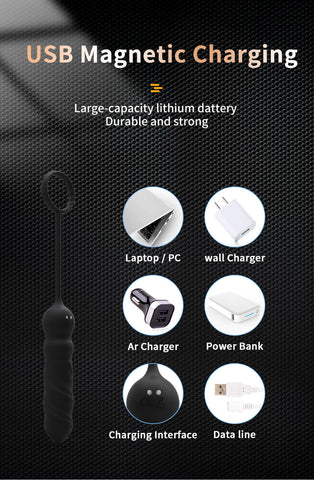Wireless Male Prostate Massager Vibrator With Cock Penis Ring For Men