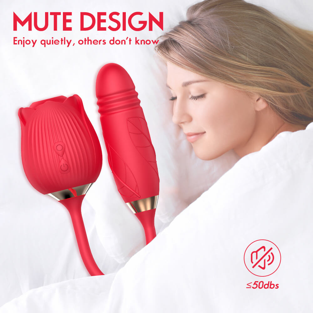 Rose Toys Version 2.0. 3.0 Clitoris Vibrator Tongue Sucking G-Spot Female Sex Toys