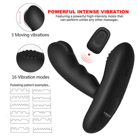 LEVETT Men Prostate Massager Vibrators Anal Vibrating Butt Plug