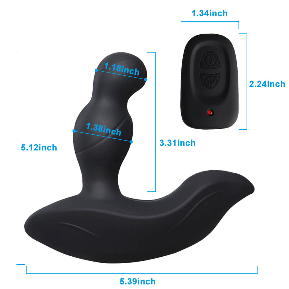 LEVETT Men Prostate Massager Anal Toys Butt Plug Vibrator