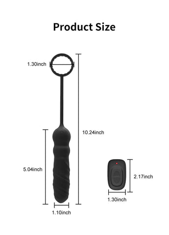 Wireless Male Prostate Massager Vibrator With Cock Penis Ring For Men
