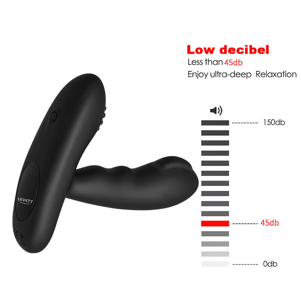 LEVETT Men Prostate Massager Vibrators Anal Vibrating Butt Plug