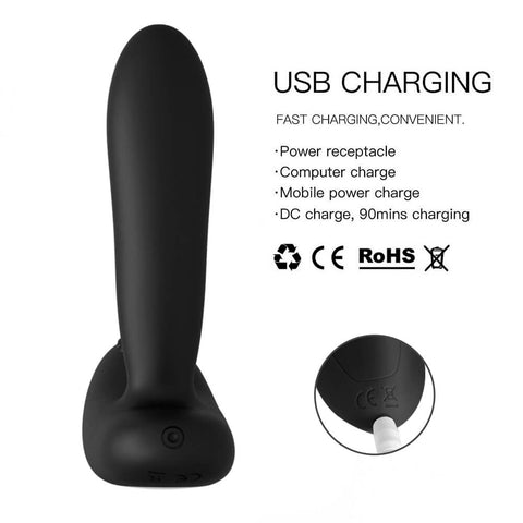 LEVETT Men Prostate Massager Vibrators Anal Vibrating Butt Plug