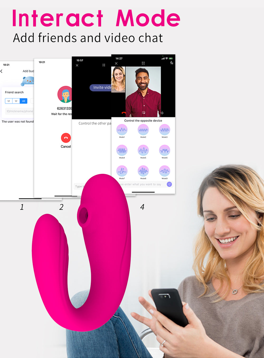 APP Sucking Vibrators Sex Toys For Women