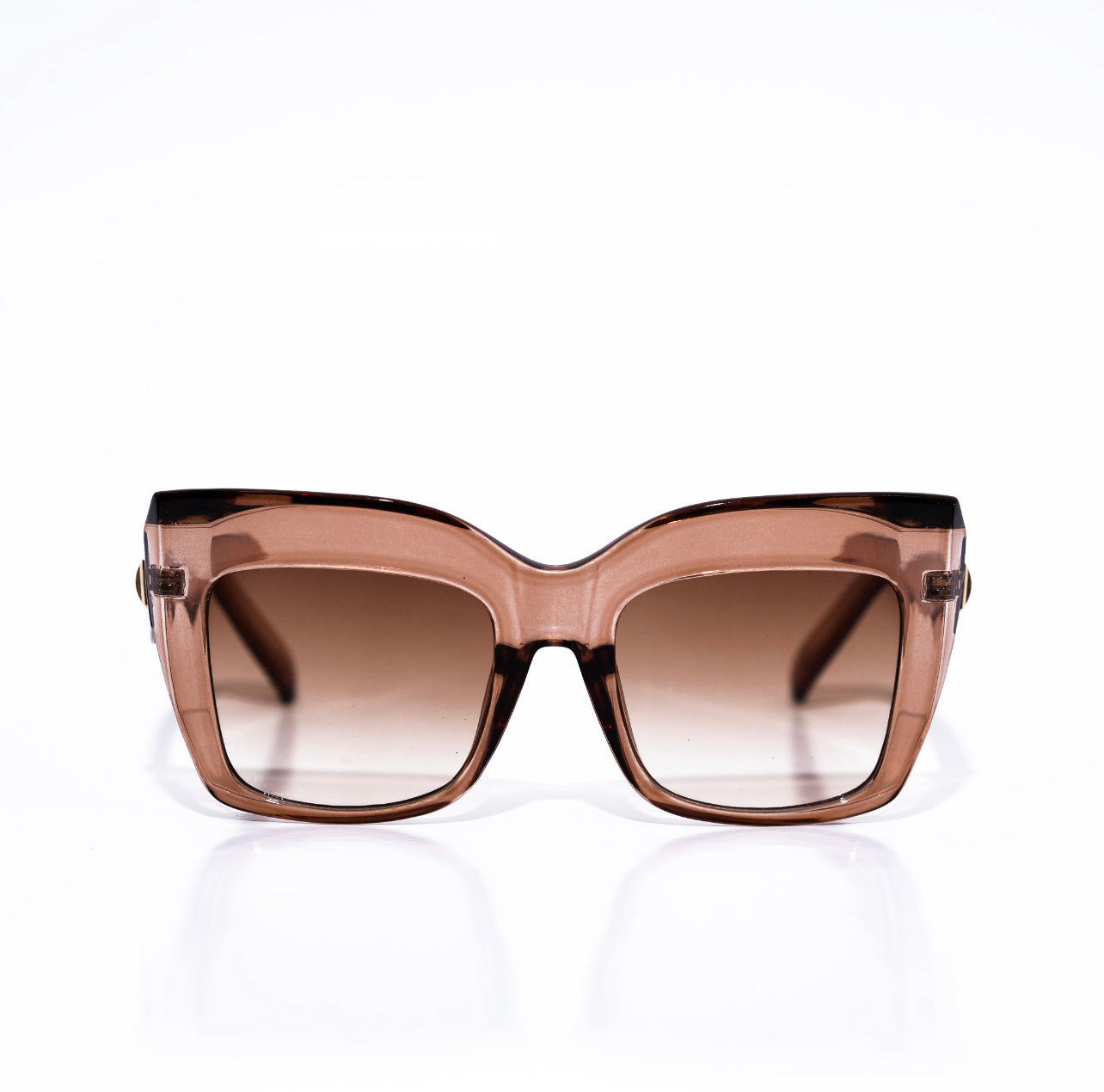 Champagne oversized sunglasses