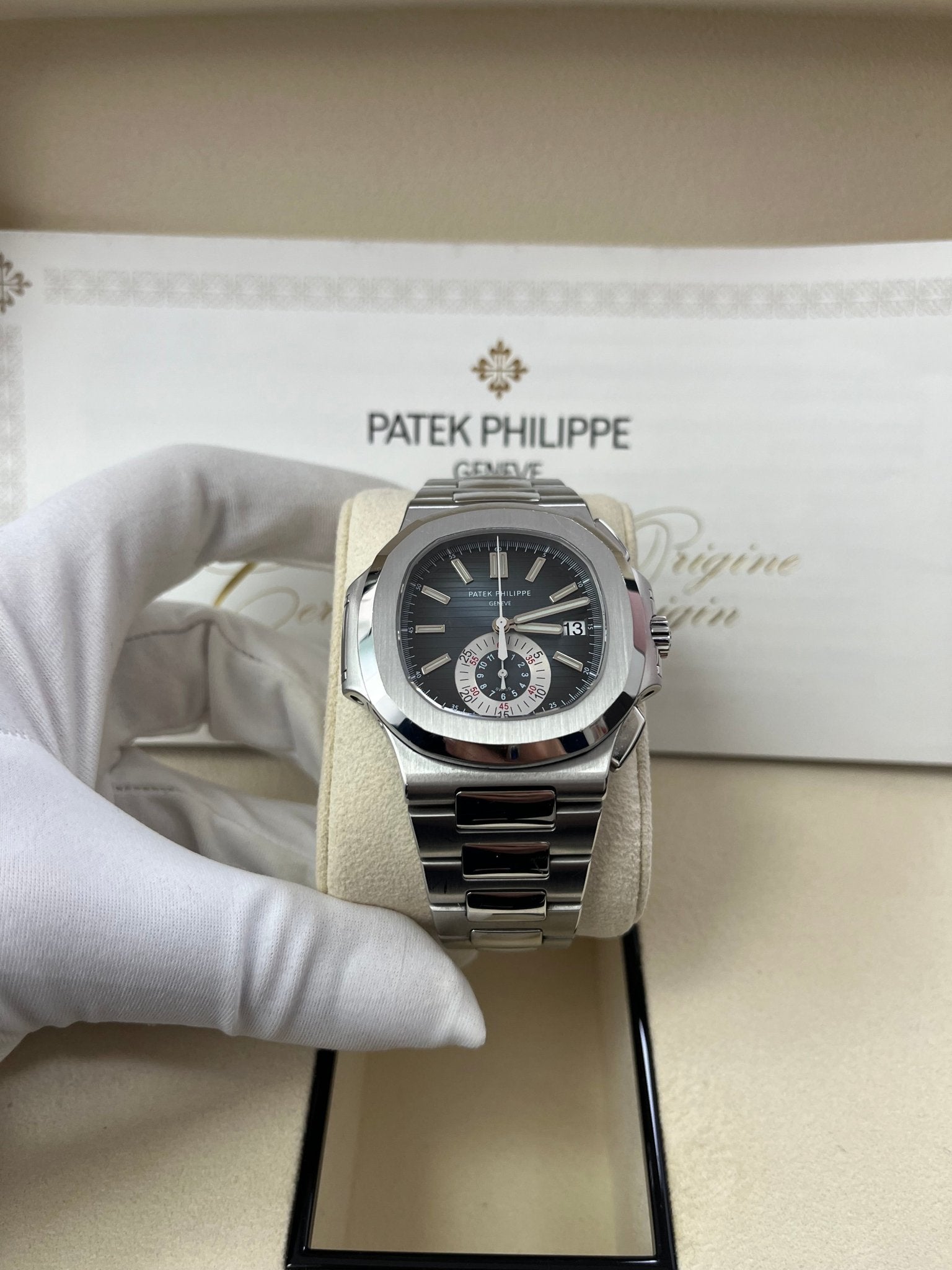 Patek Philippe Nautilus Chronograph REF 5980/1A-001