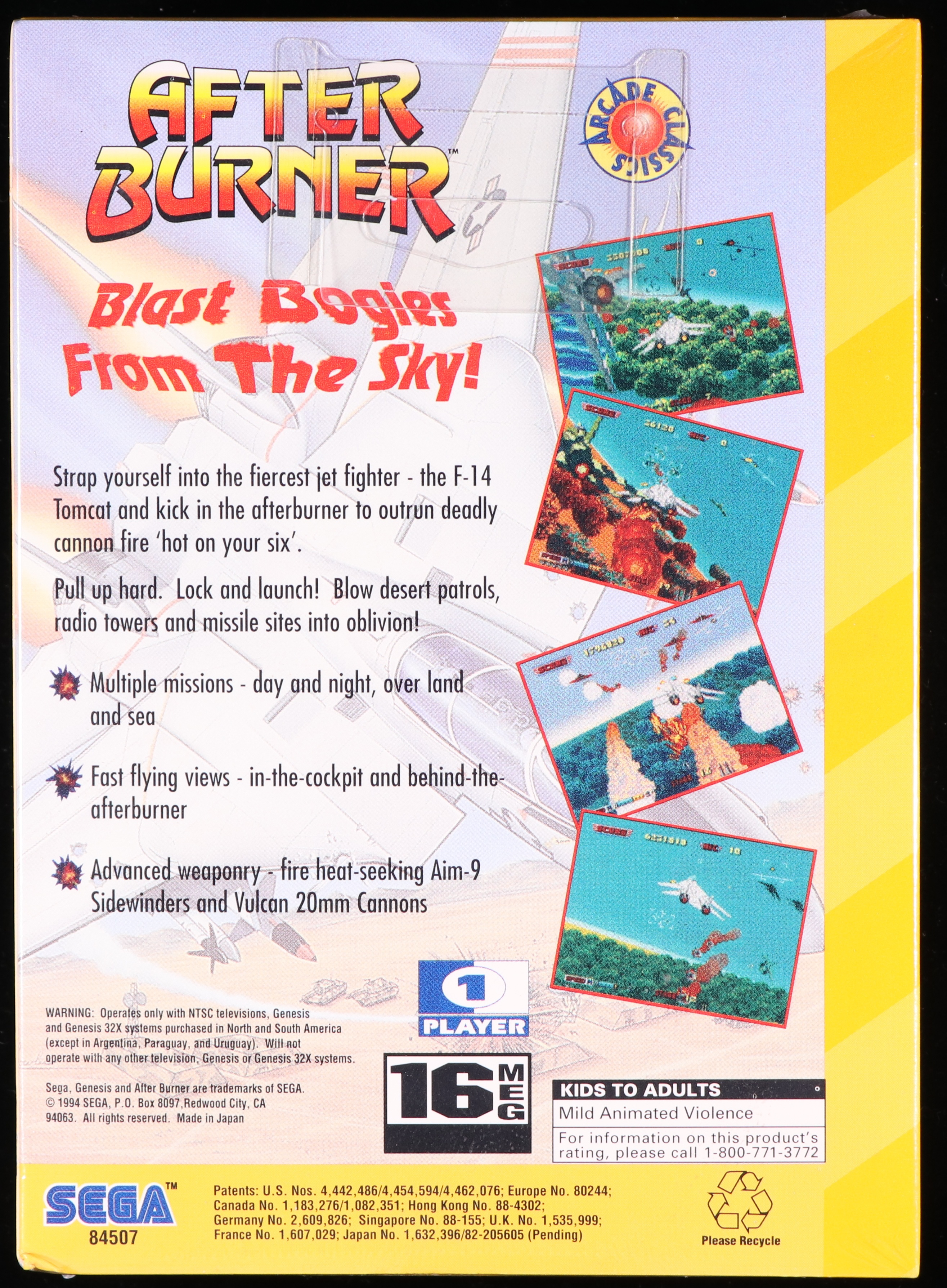 After Burner SEGA 32X 9.4 A+ - NEBRASKA COLLECTION