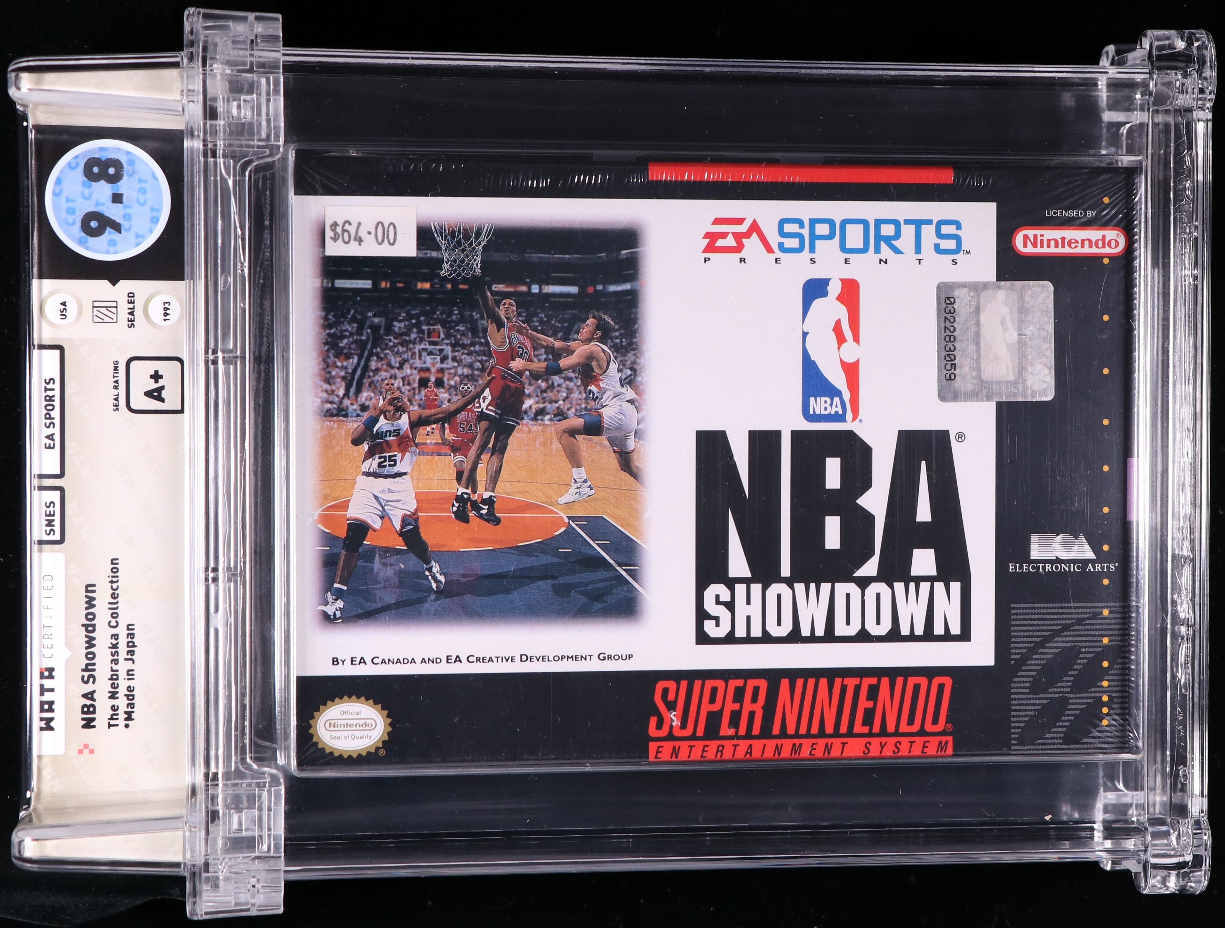 NBA Showdown SNES 9.8 A+ - NEBRASKA COLLECTION