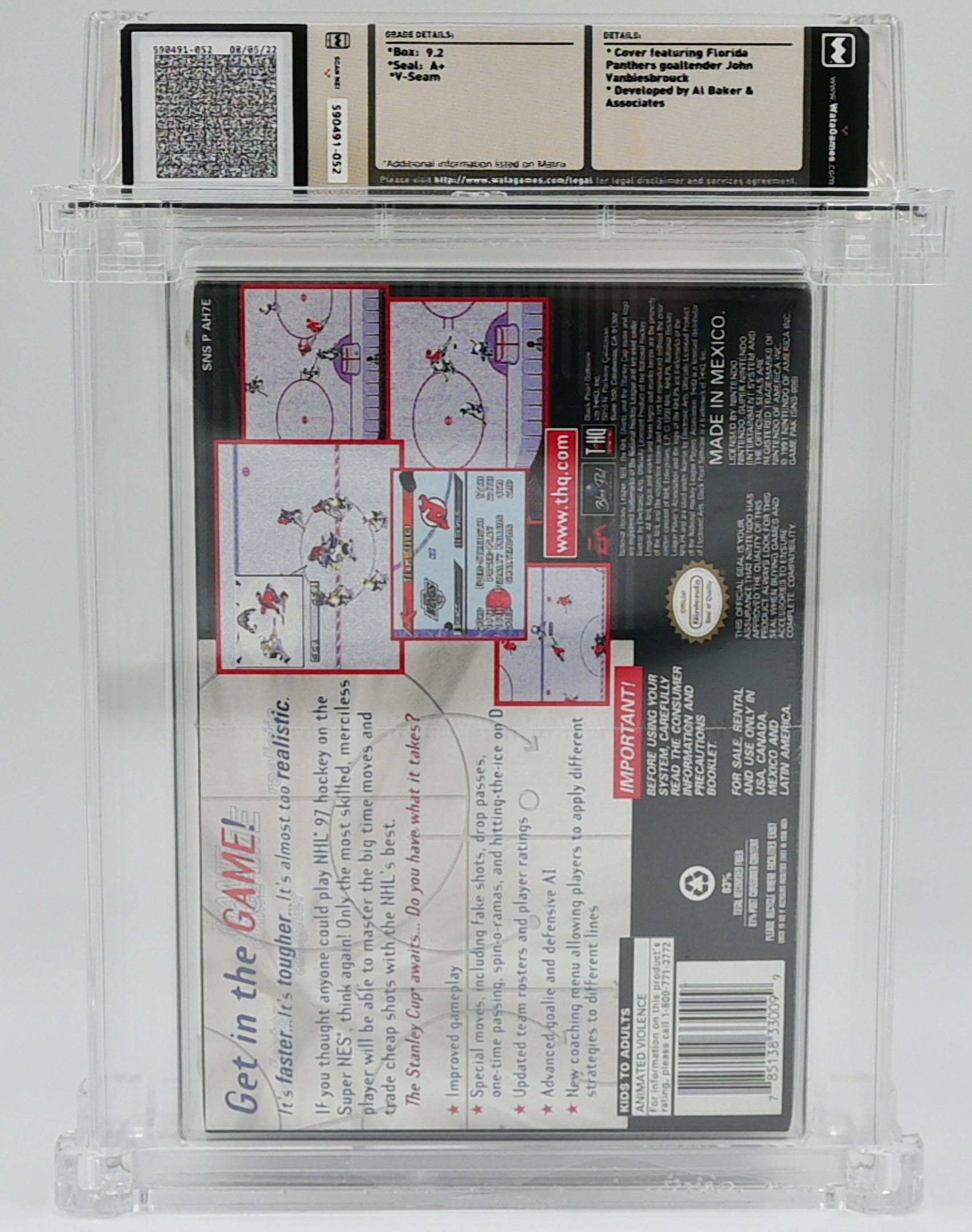 NHL 97 9.2 A+ - NEBRASKA COLLECTION