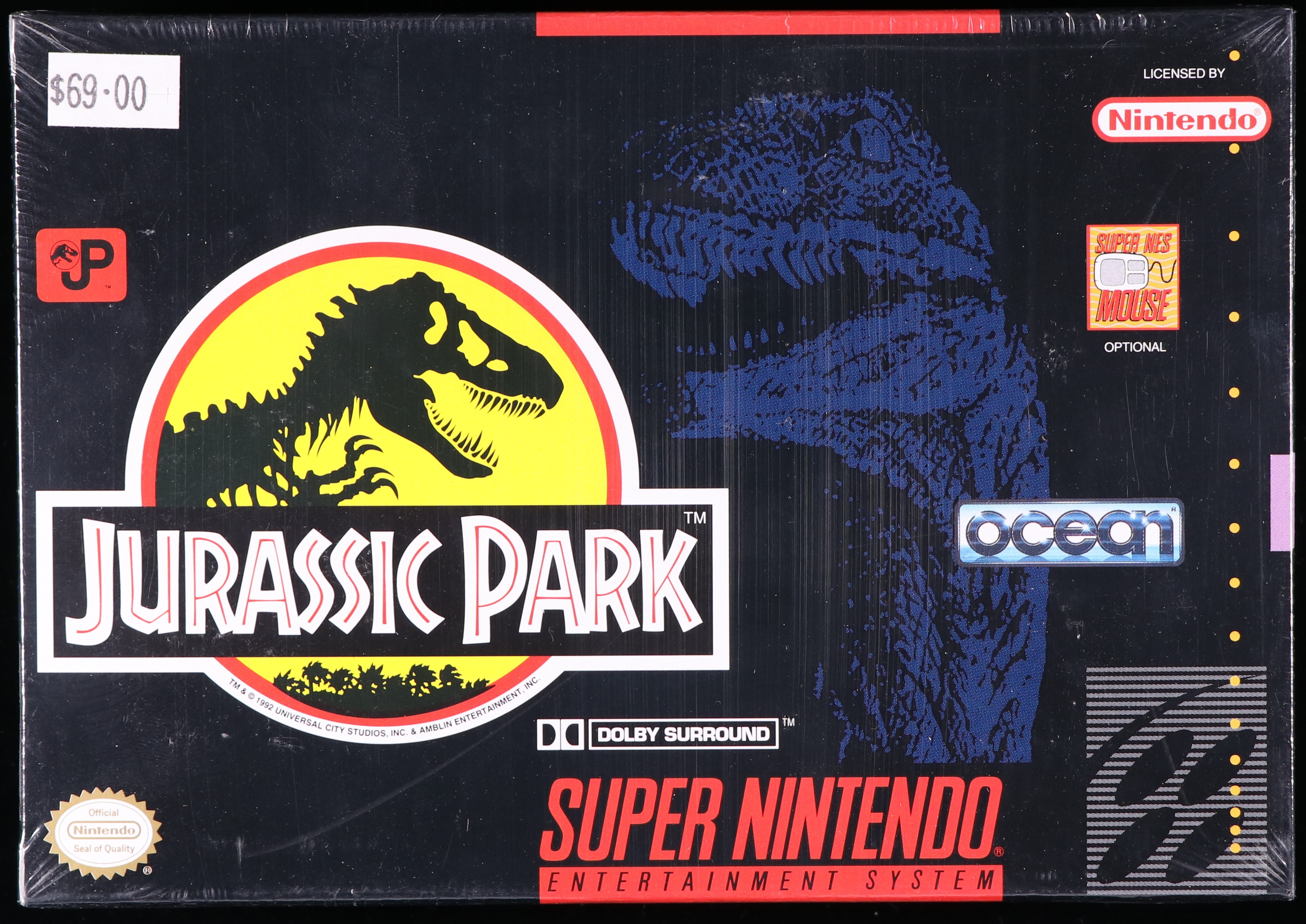 Jurassic Park SNES 9.8 A - NEBRASKA COLLECTION