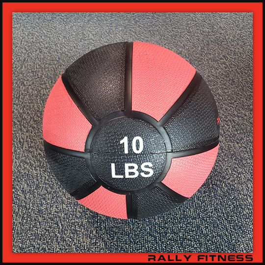 Rally Fitness? 10lb Rubber Medicine Ball ACFT