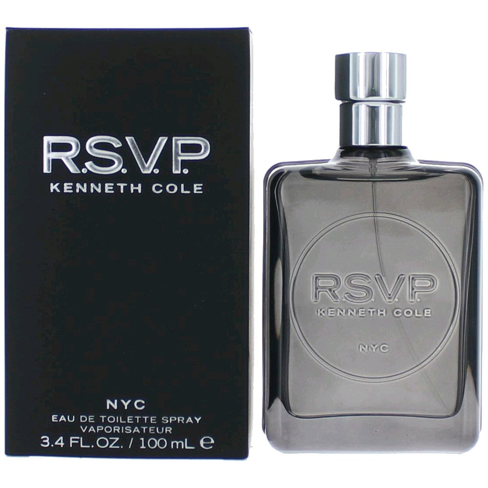 RSVP by Kenneth Cole 3.4 oz / 100 ml Eau De Toilette EDT Spray for Men