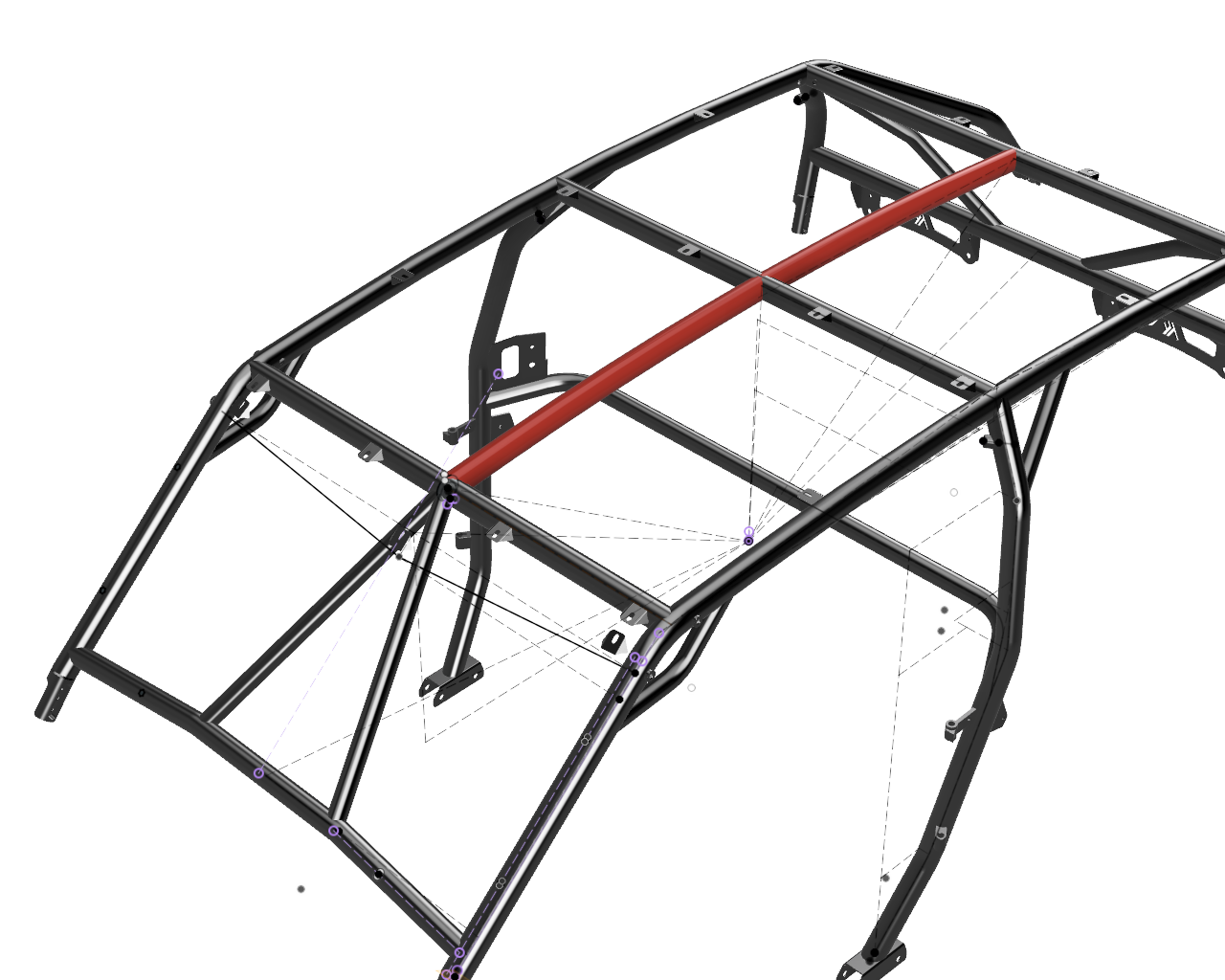 Cage Option: Roof Intrusion Bar RZR XP (2-Seat)