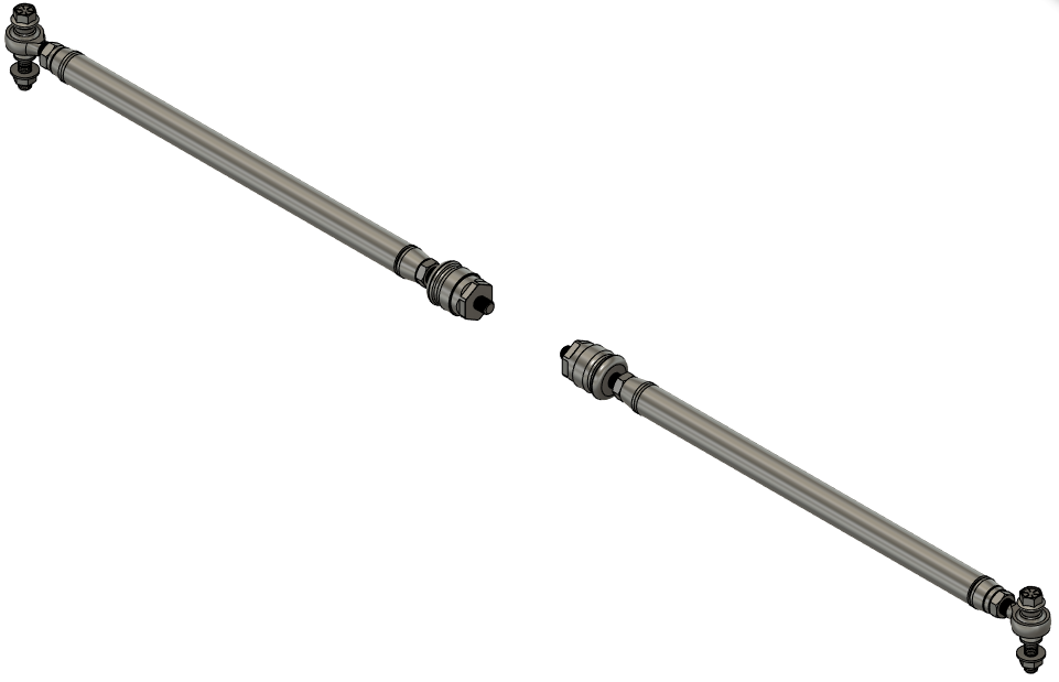 Polaris Ranger Long Travel HD Steel Tie Rods