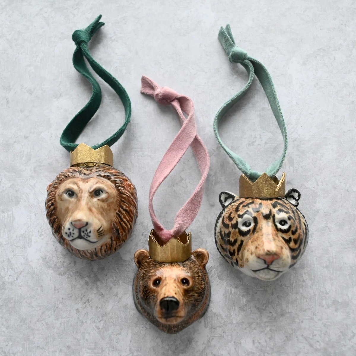 Three Kings Xmas Ornament Set