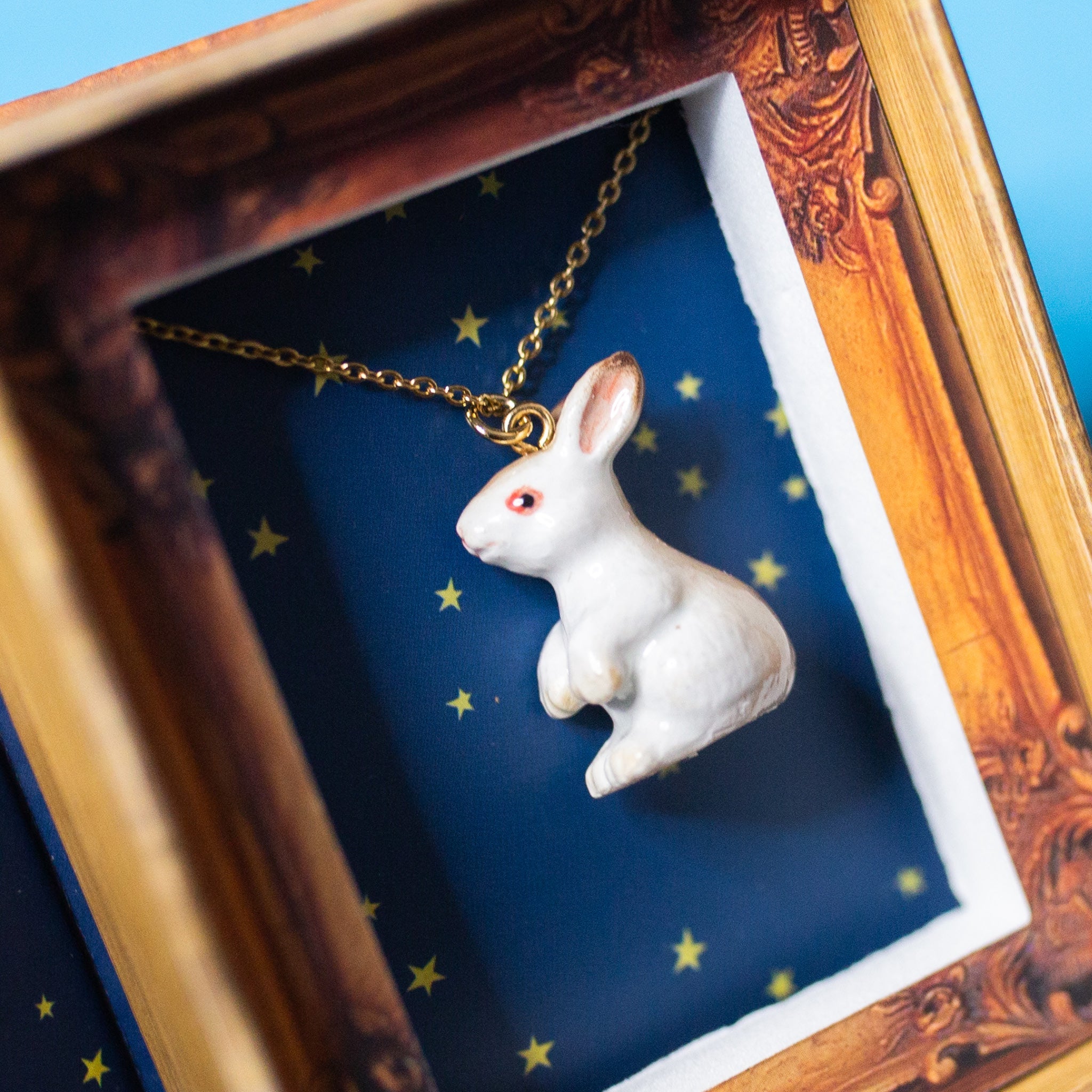 White Rabbit Necklace