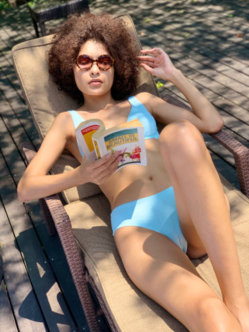 Loop Blue Underwire Bikini - Summer Reading