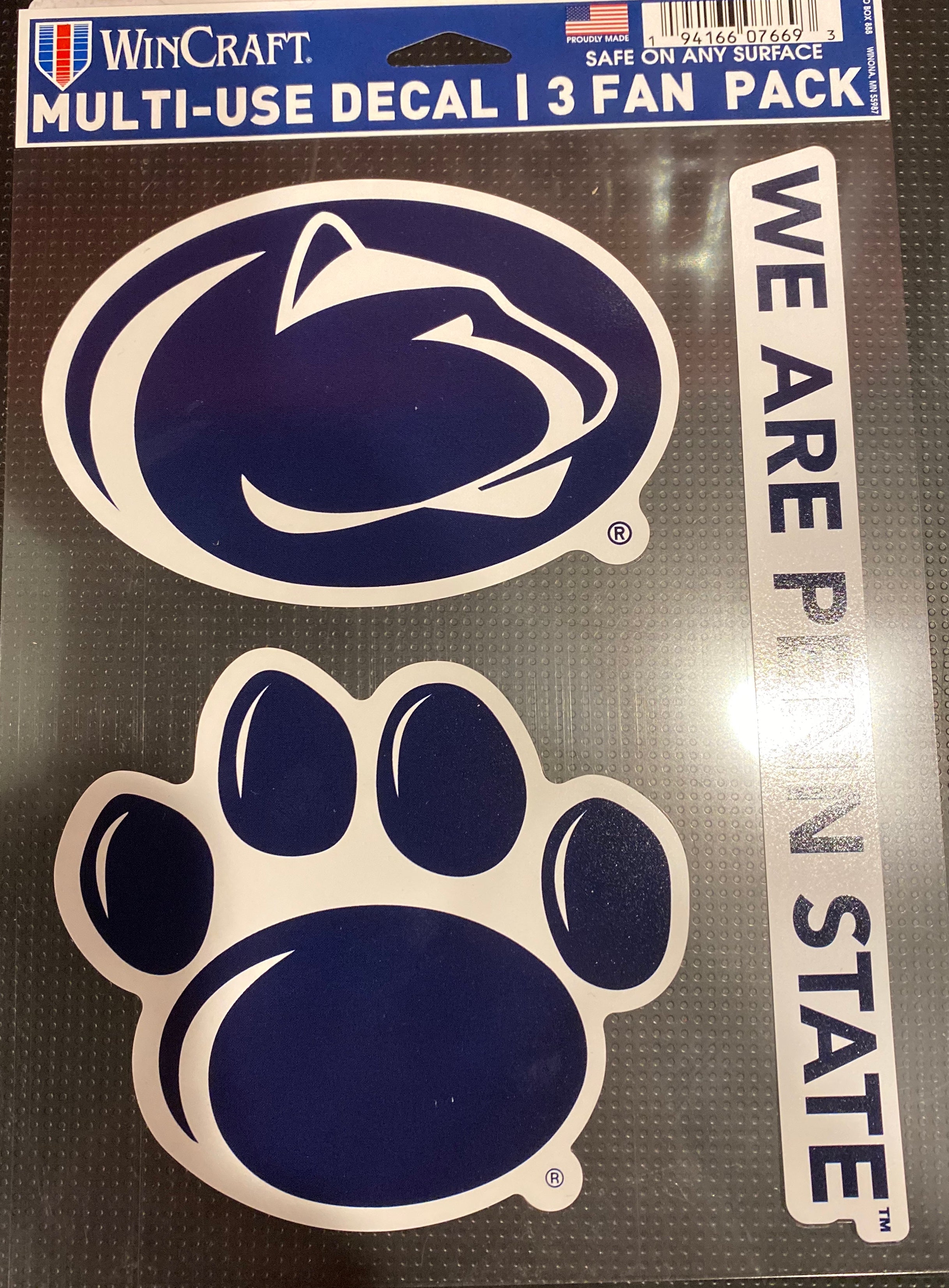 Penn State University Multi-Use 3-Pack Decal