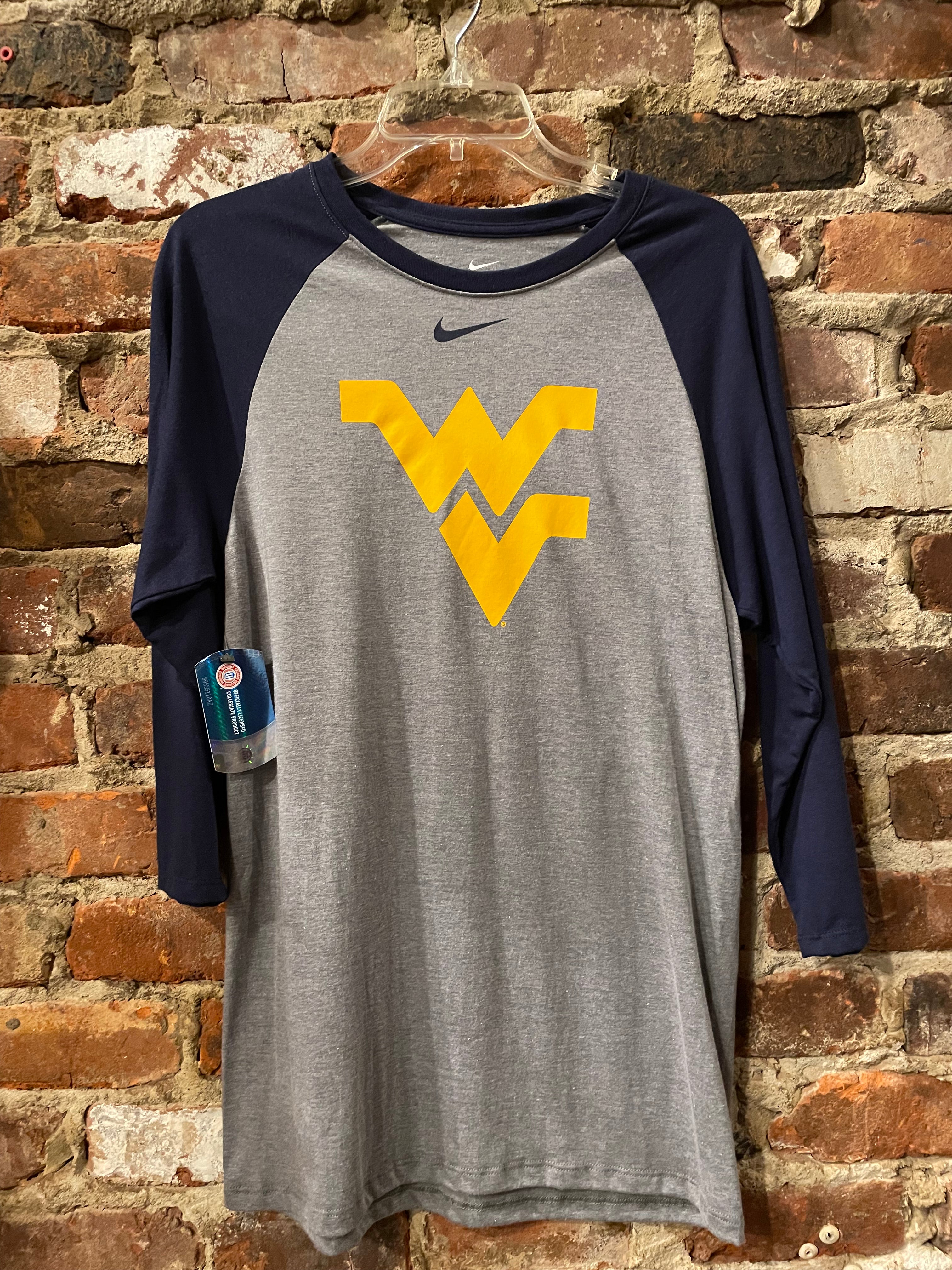 West Virginia Mountaineer 3/4 Sleeve T-shirt