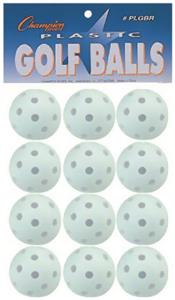 Champion Plastic Golf Balls (12 pack)