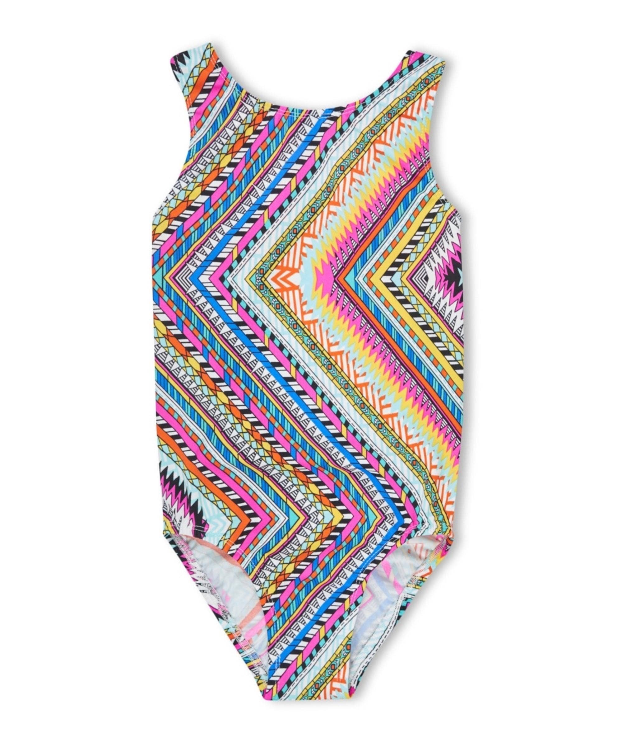 Zig Zag Racer Back Gymnastic Leotard