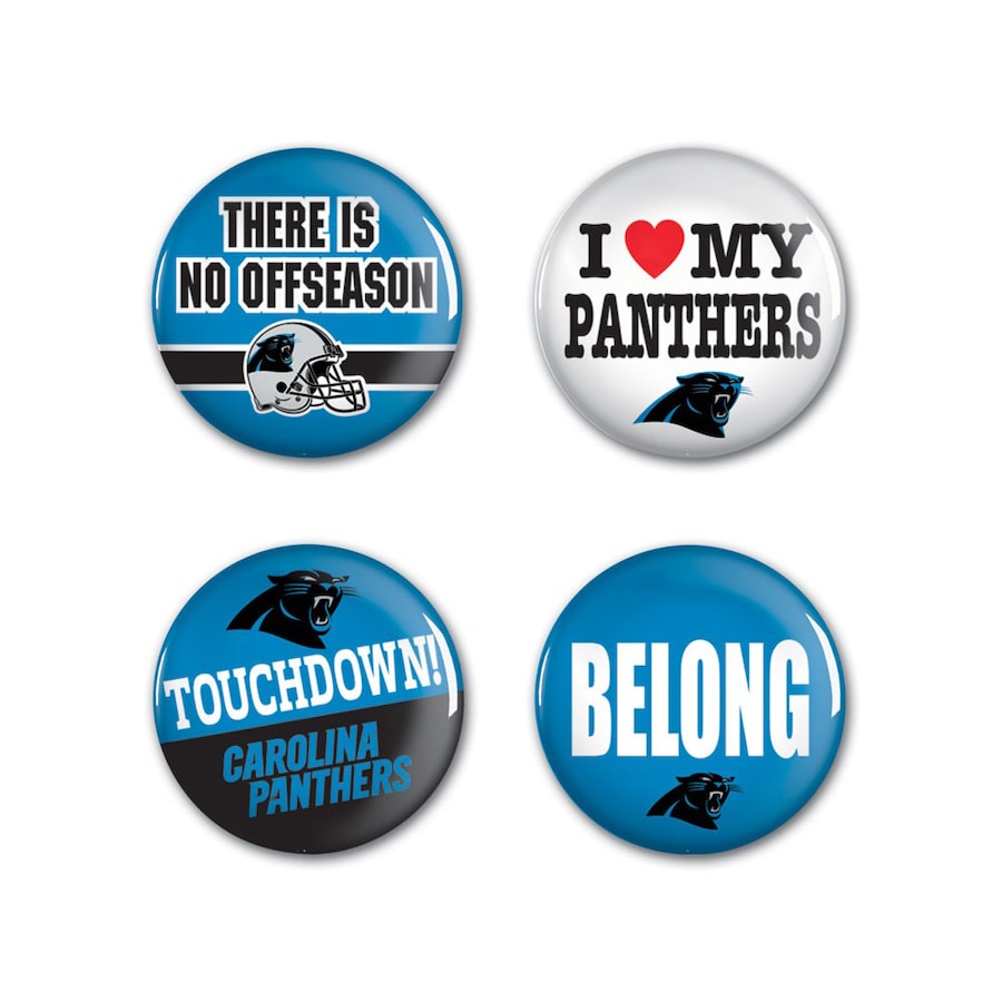 Carolina Panthers 4-Pack Buttons