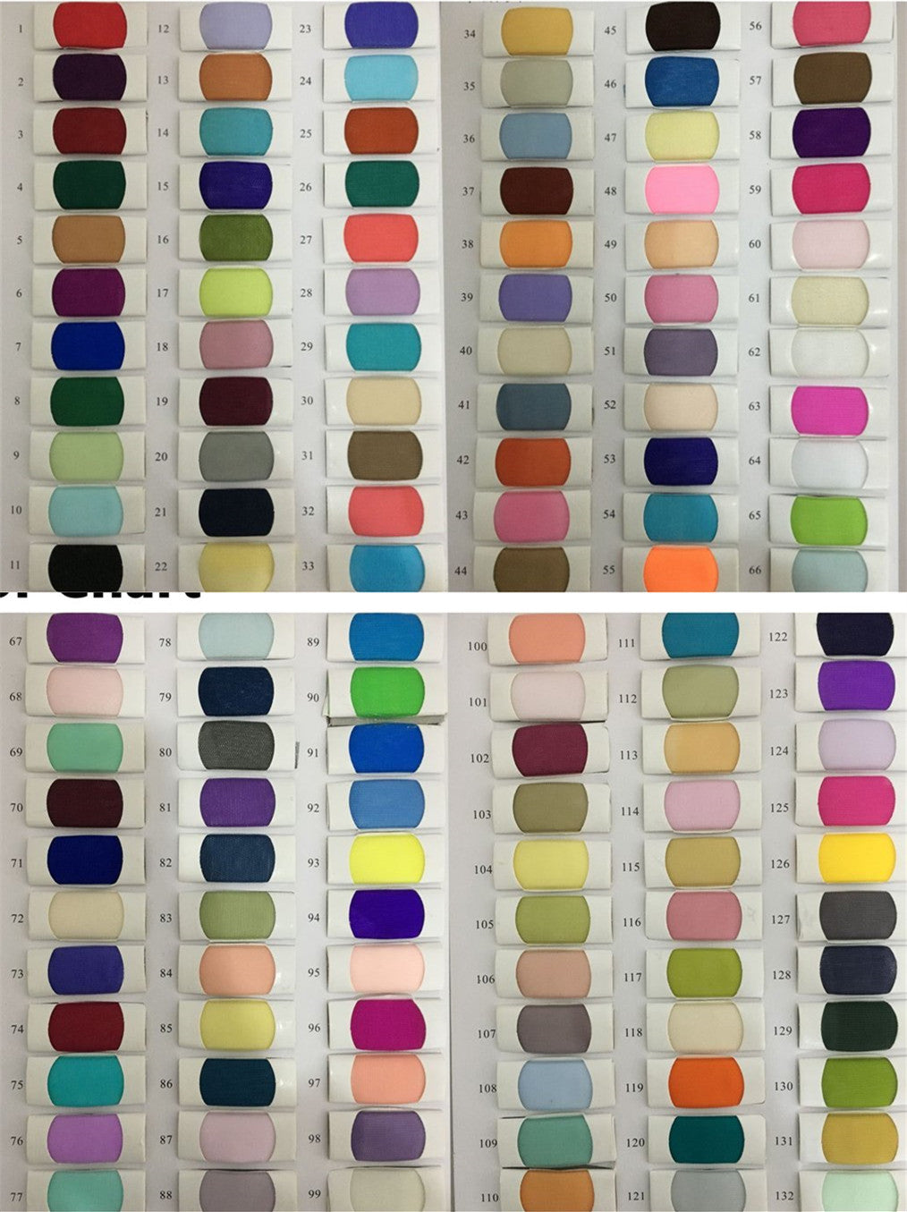 Lisposa Color Swatches