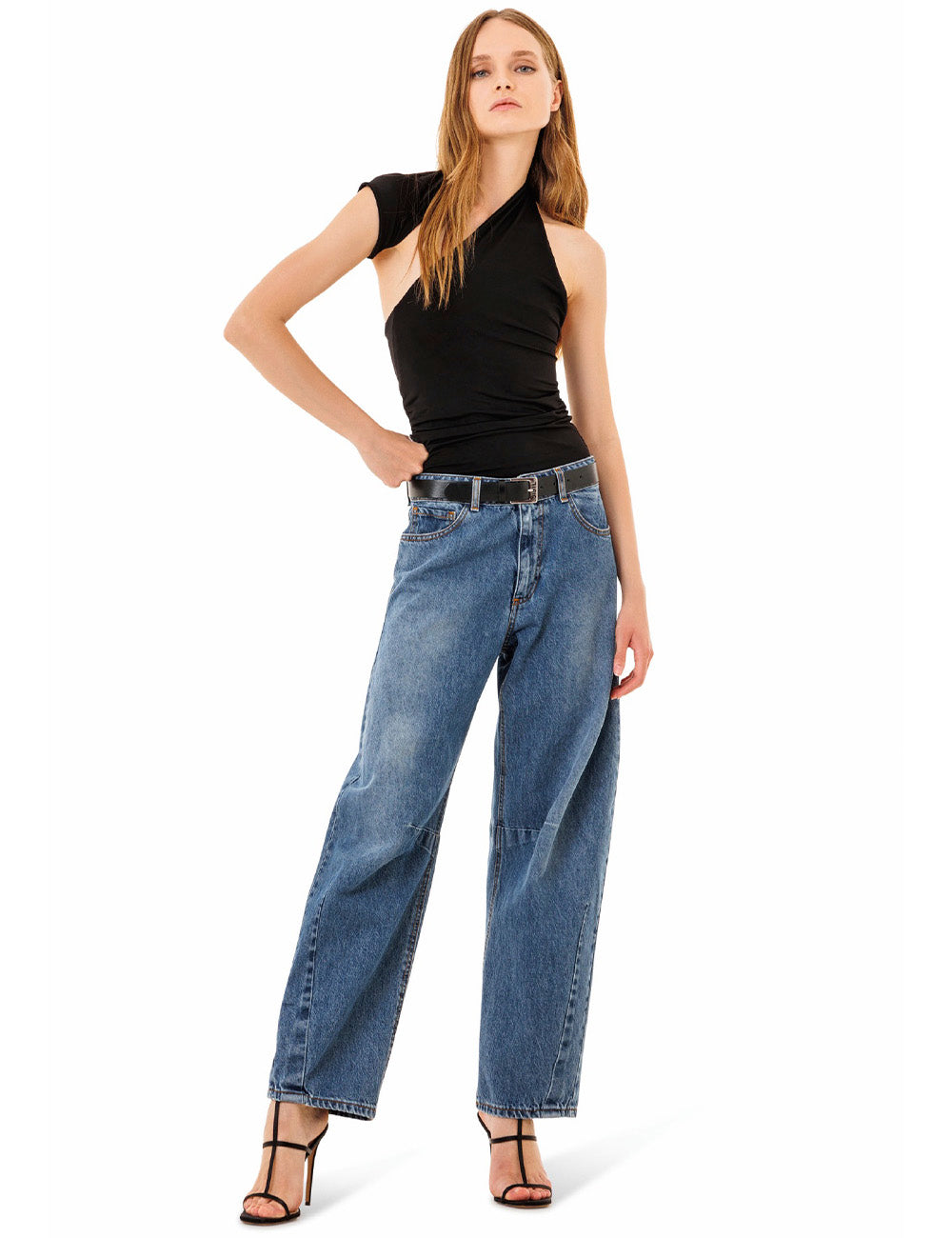 Jijil Jeans 5 tasche con gamba larga