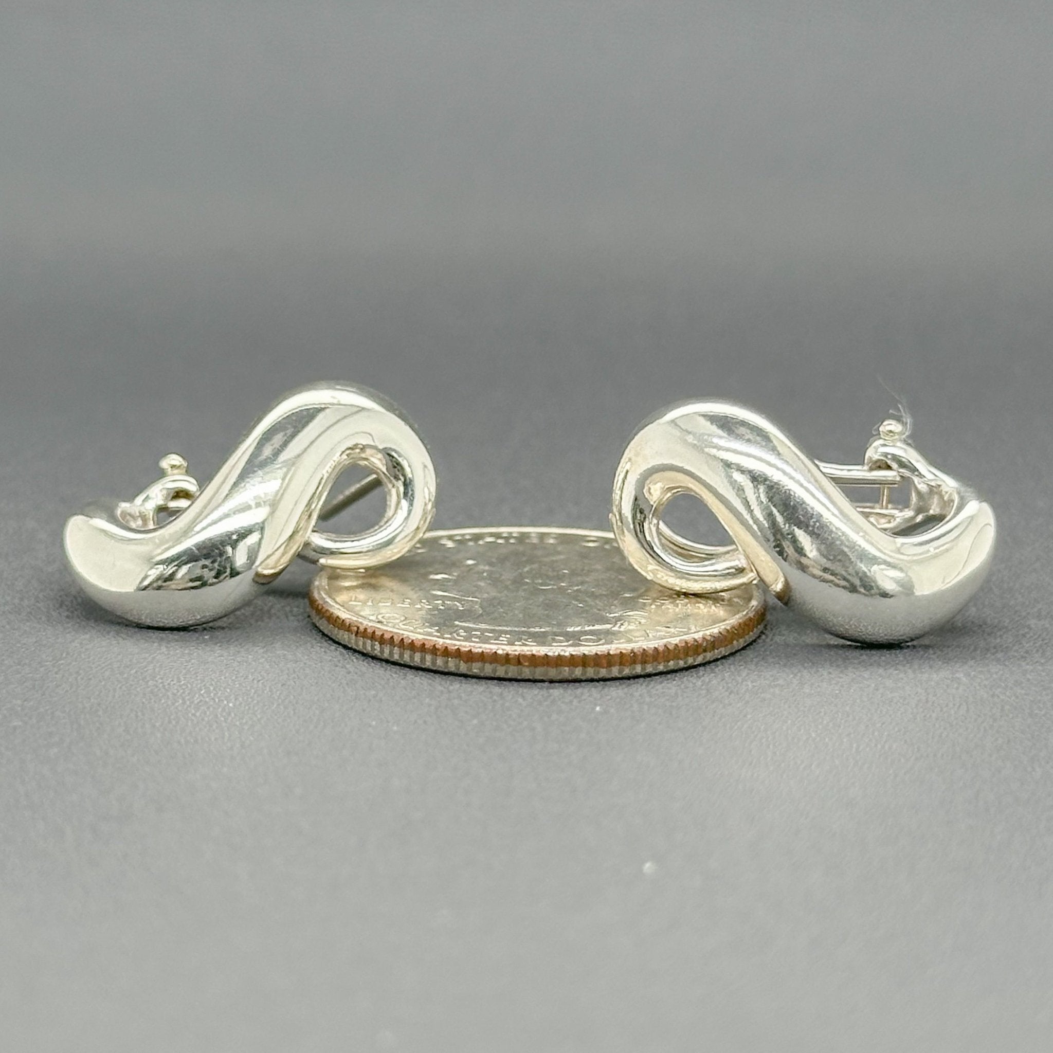 Estate Tiffany & Co. SS Infinity Earrings