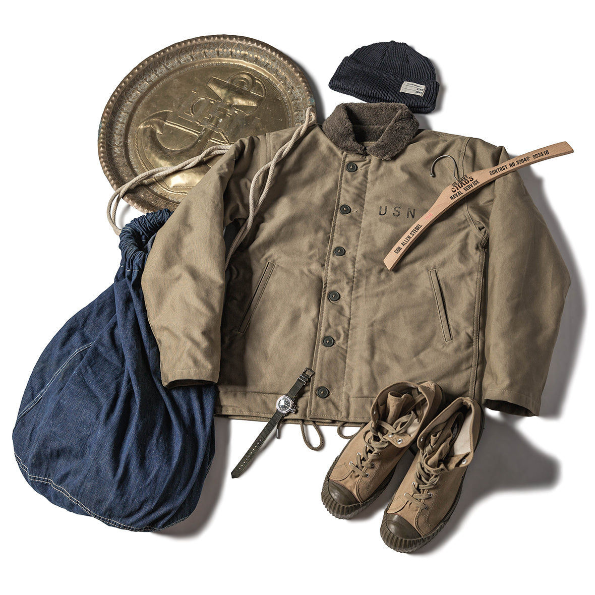 Bronson MFG. CO. TOPS 1940s USN Type N-1 Deck Jacket - Khaki Stencil 37 Bronson MFG. CO. TOPS 1940s USN Type N-1 Deck Jacket - Khaki Stencil -Cheap Olderbest Store 4 aa748287 011e 4158 83a3 cf409d0309be