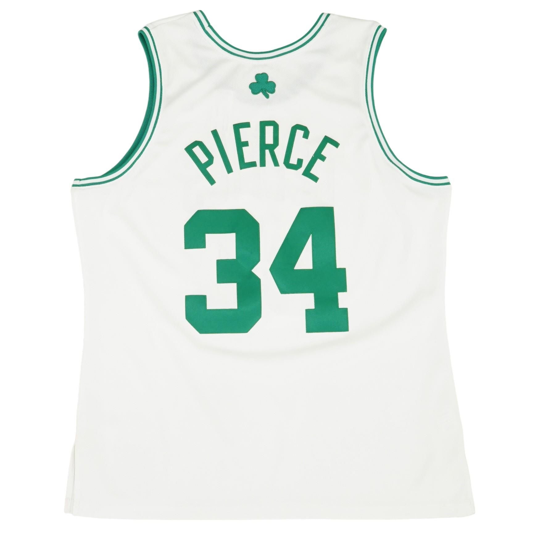 White Basketball Boston Celtics Pierce #34 NBA Jersey