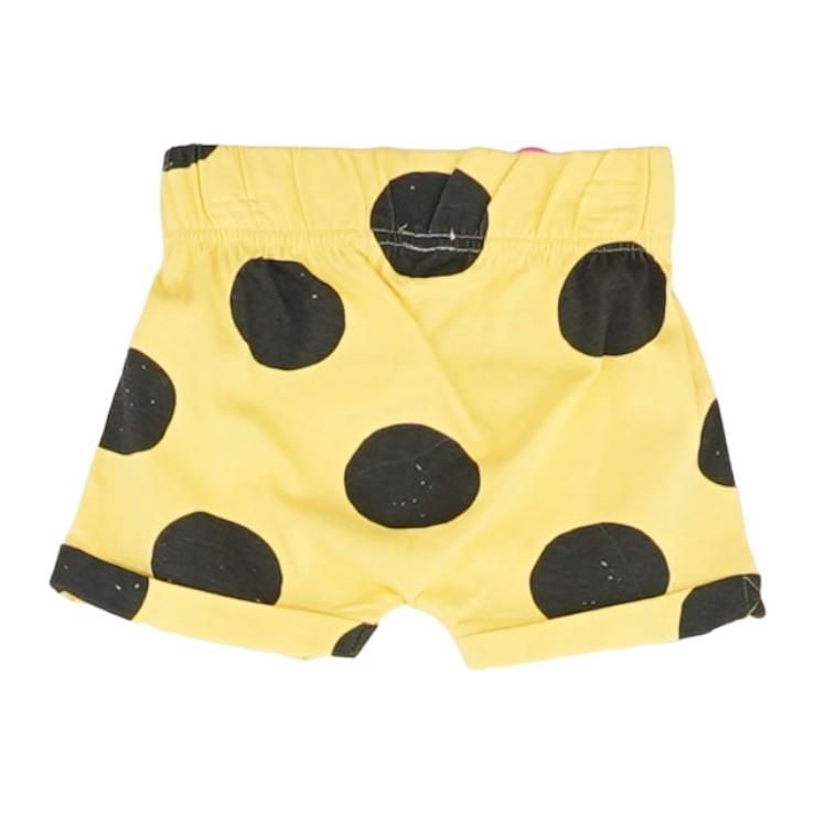 Yellow Polka Dot Active Shorts