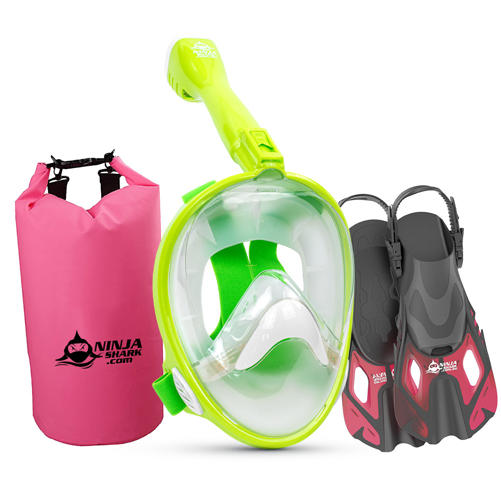 Package: Air Kids (Mask + Fins + Bag) 5-11 Years