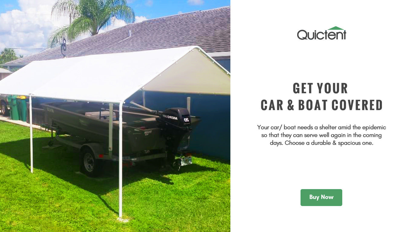 Pop Up Canopy Party Tent Carport Greenhouse Quictent Us