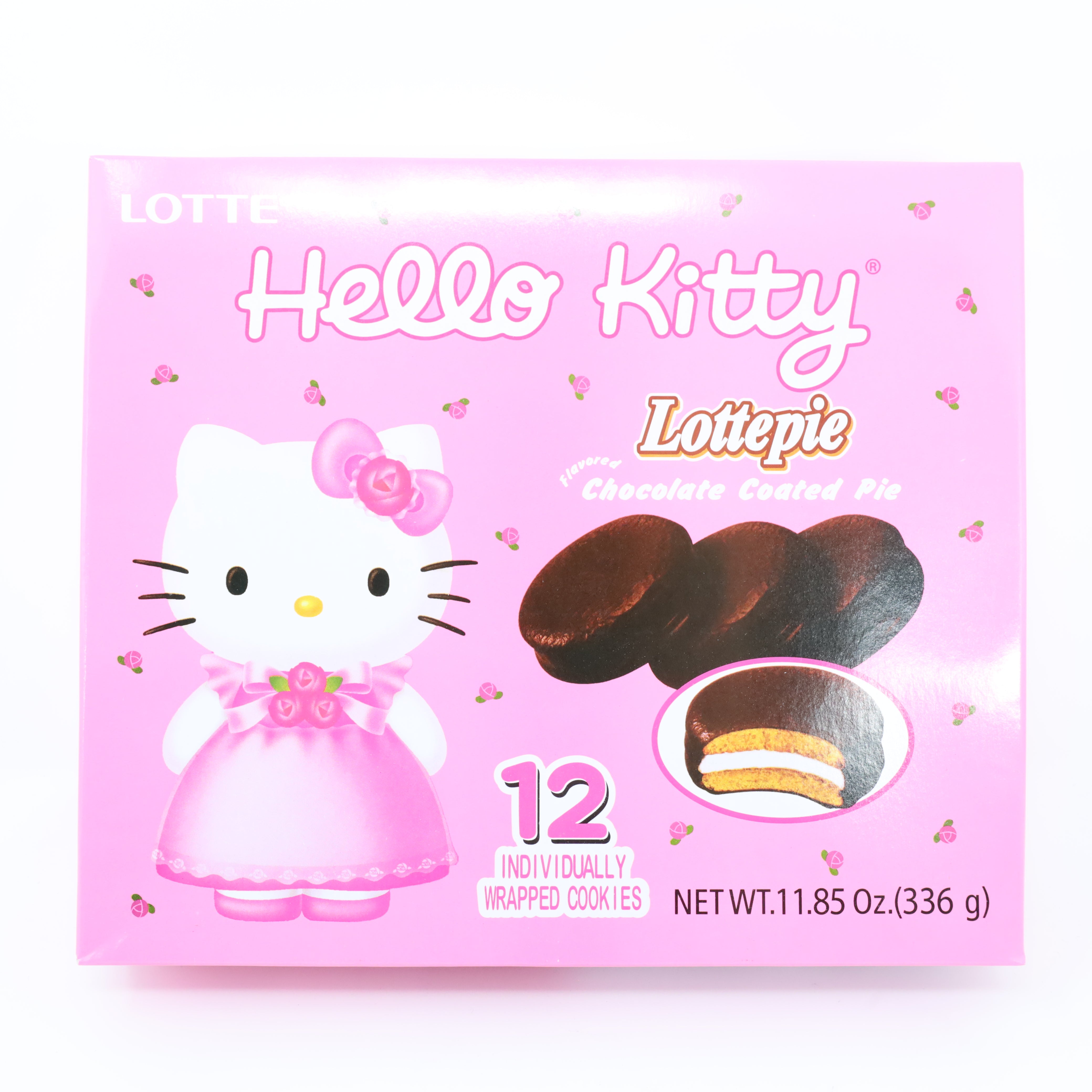 LOTTE  Hello Kitty Chocolate Coated Pie 12packs 11.85oz/336g