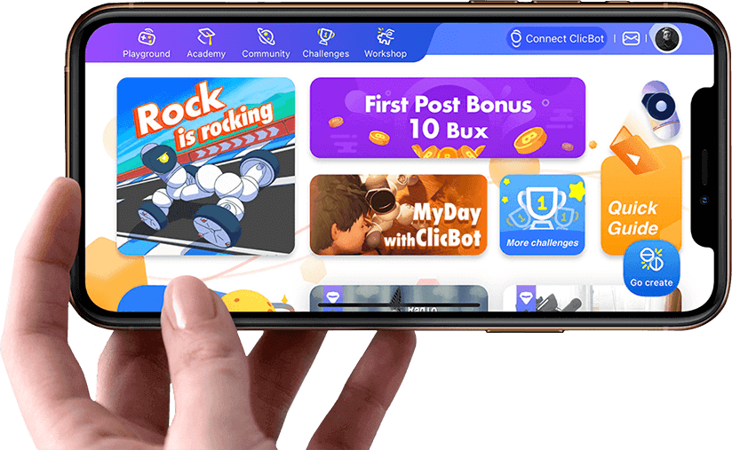 ClicBot-App-Oberfläche