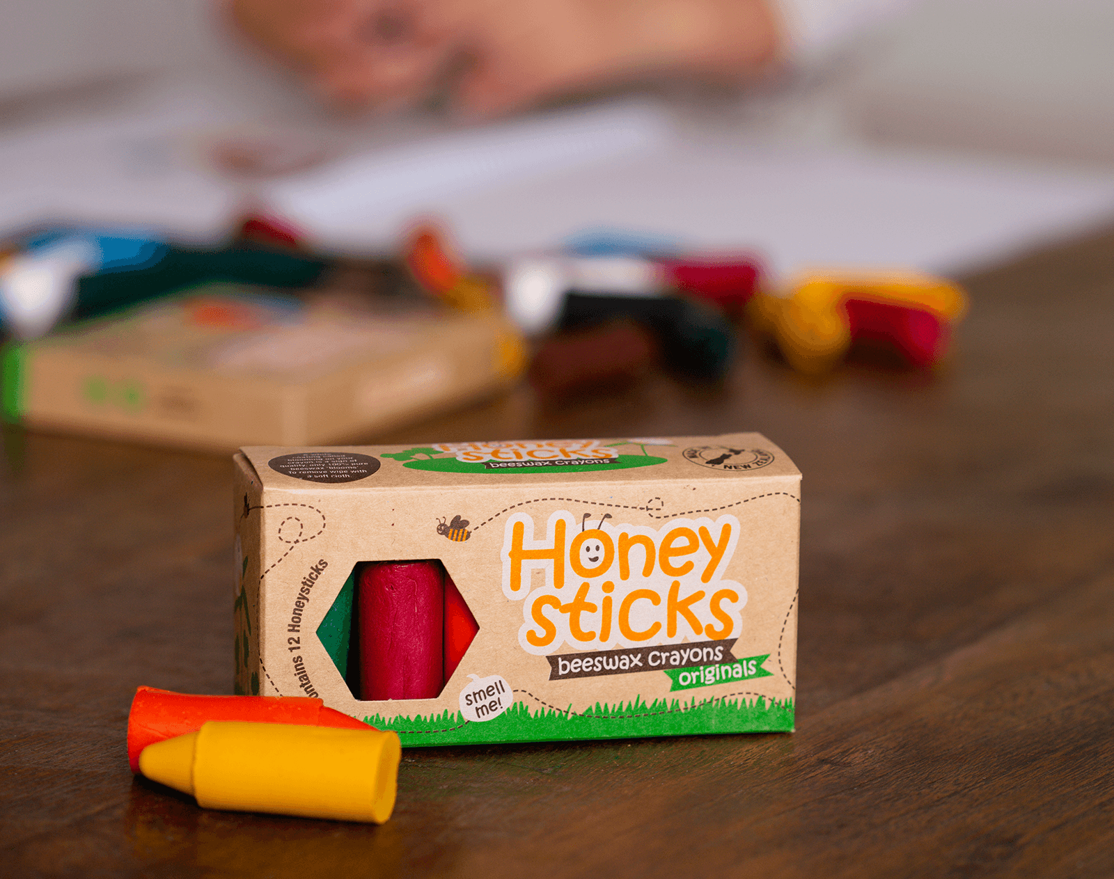 Natural Beeswax Crayons - Set of 12