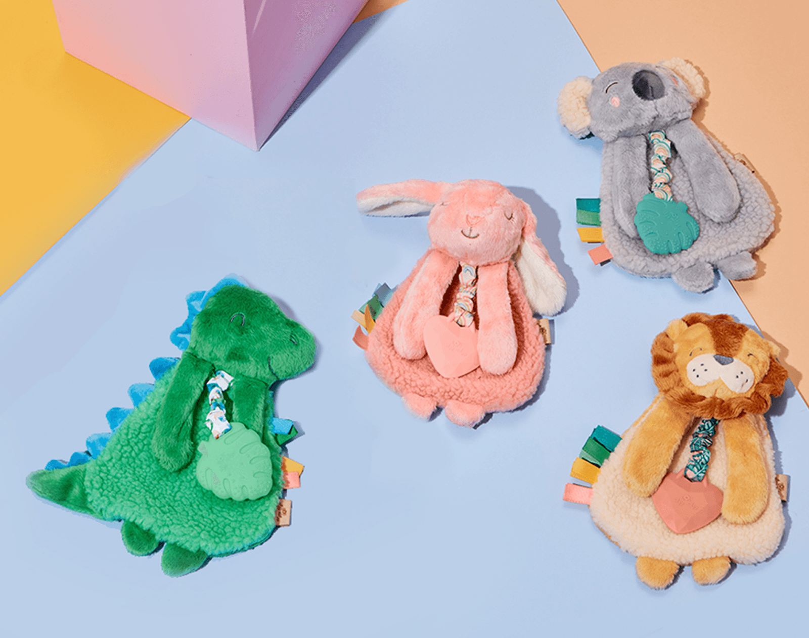 Sensory Plush Teether - Dino