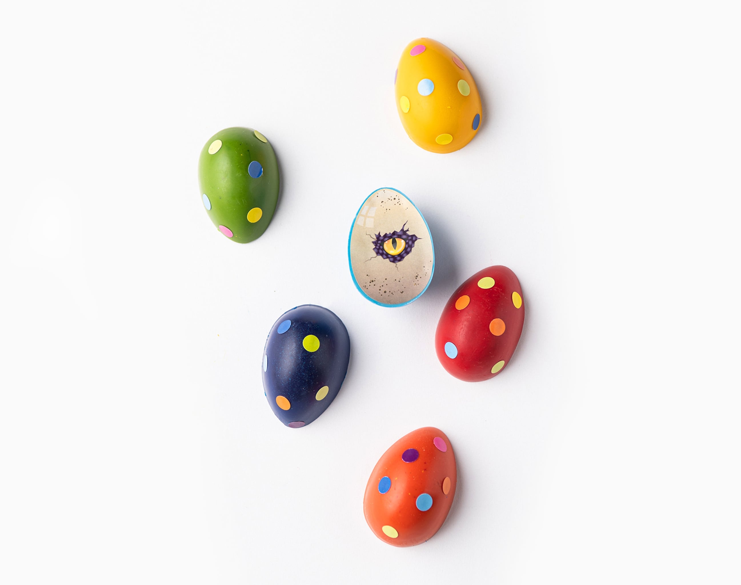 Dino Eggs Beeswax Crayons