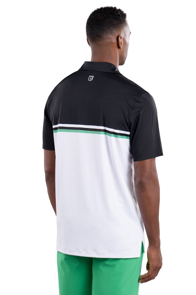 Alex 2 Color Black/White Polo