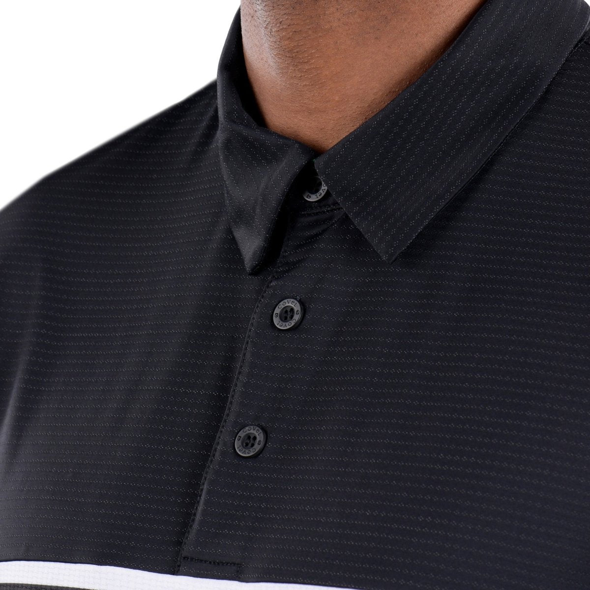 Alex 2 Color Black/White Polo