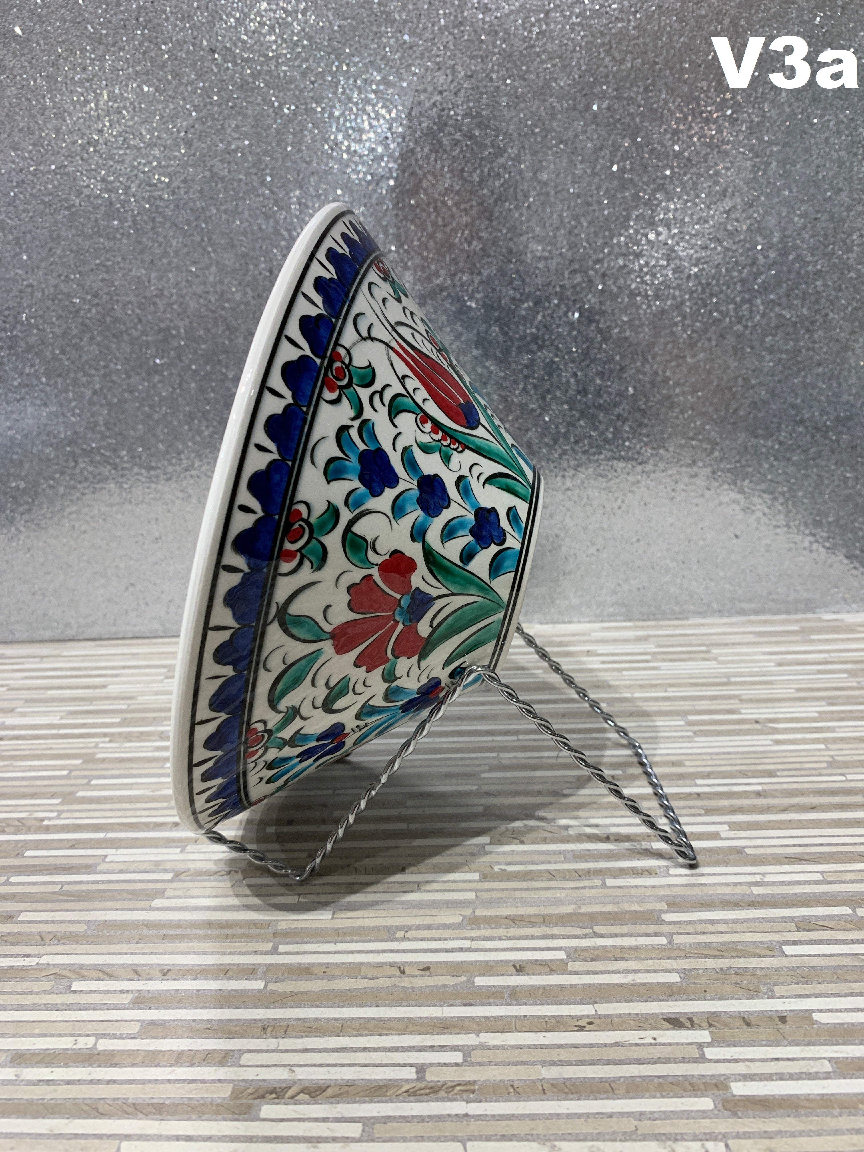 Handmade Ceramic V-Shaped Bowl