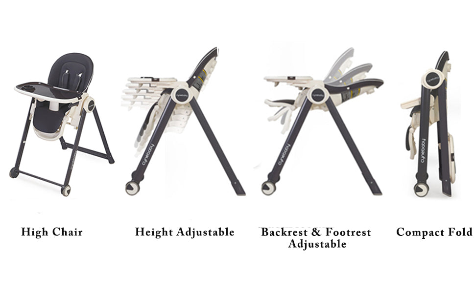 Height adjustable highchair deals