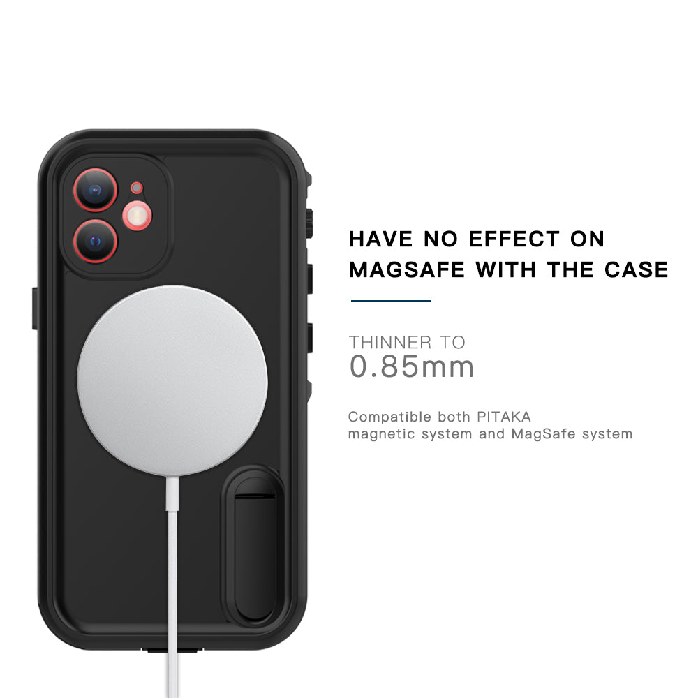 iPhone 12 Mini waterproof case support wireless charging