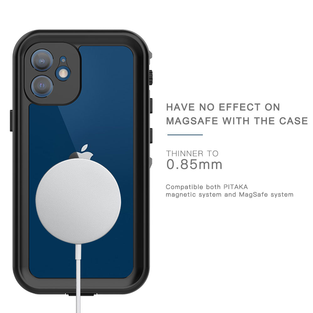 iPhone 12 mini waterproof case support wireless charging