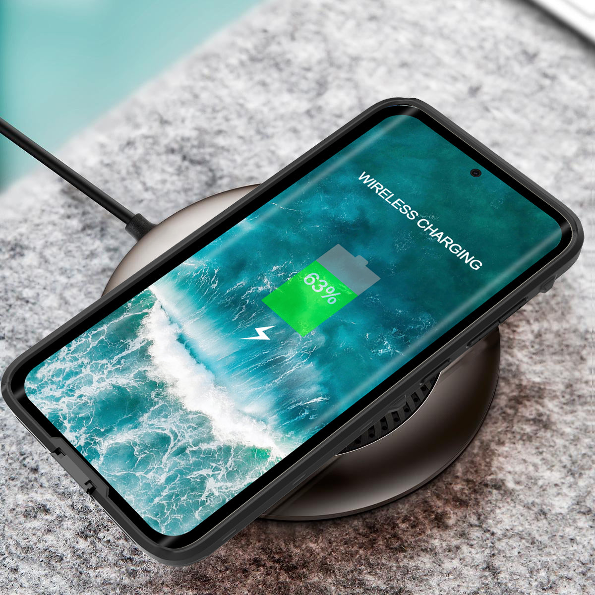 Samsung s20 waterproof case support wireless charging