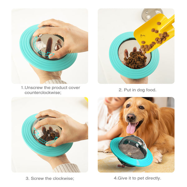 Dog UFO Treat Toys