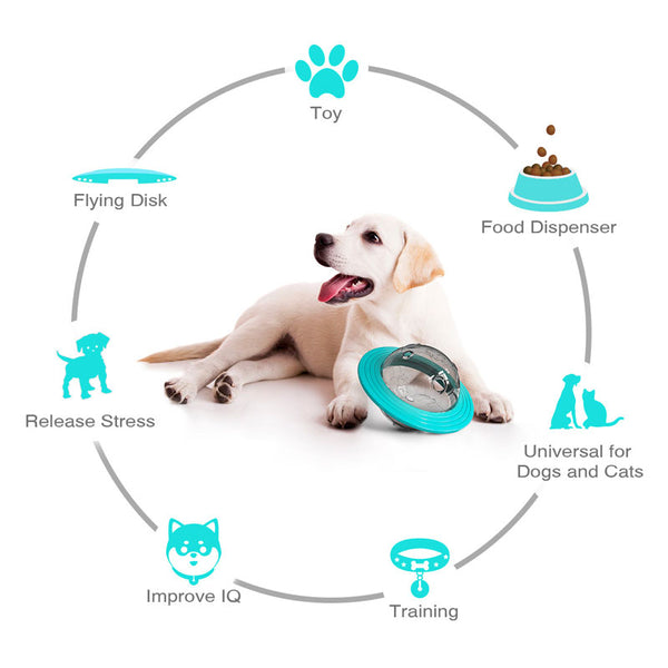Dog UFO Treat Toys