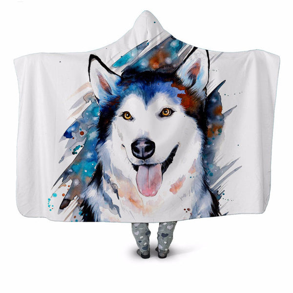 Dog-hooded-blanket